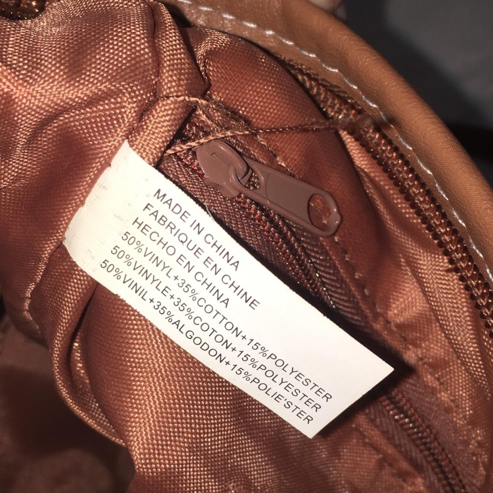 Black/White/Brown Elephant Patterned Crossbody Bag - image 7